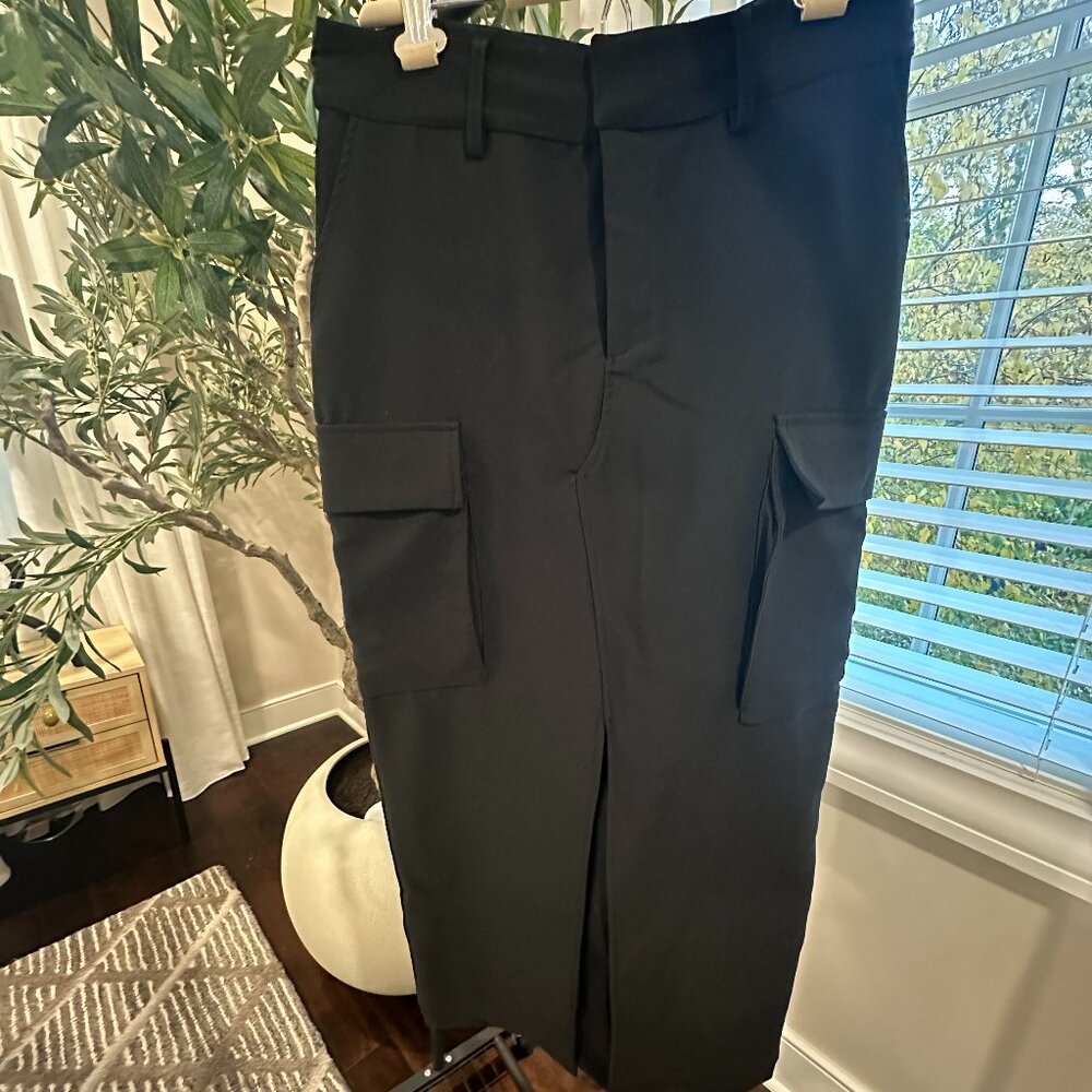 Glam Apparrel Co black Cargo Maxi skirt! $100 Perfect fall trend NWT